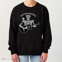 Cinco De Mayo Skeleton Playing the Guitar Women's Sweatshirt thumb 0