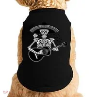 Cinco De Mayo Skeleton Playing the Guitar Doggie Tank thumb 0