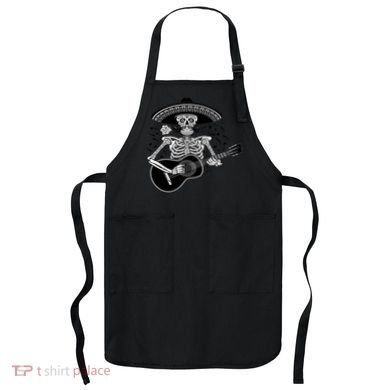 Cinco De Mayo Skeleton Playing the Guitar Apron