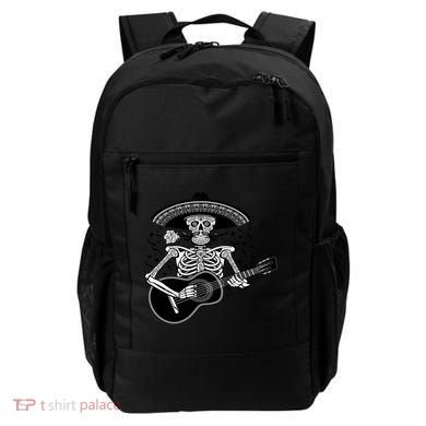 Cinco De Mayo Skeleton Playing the Guitar Backpack