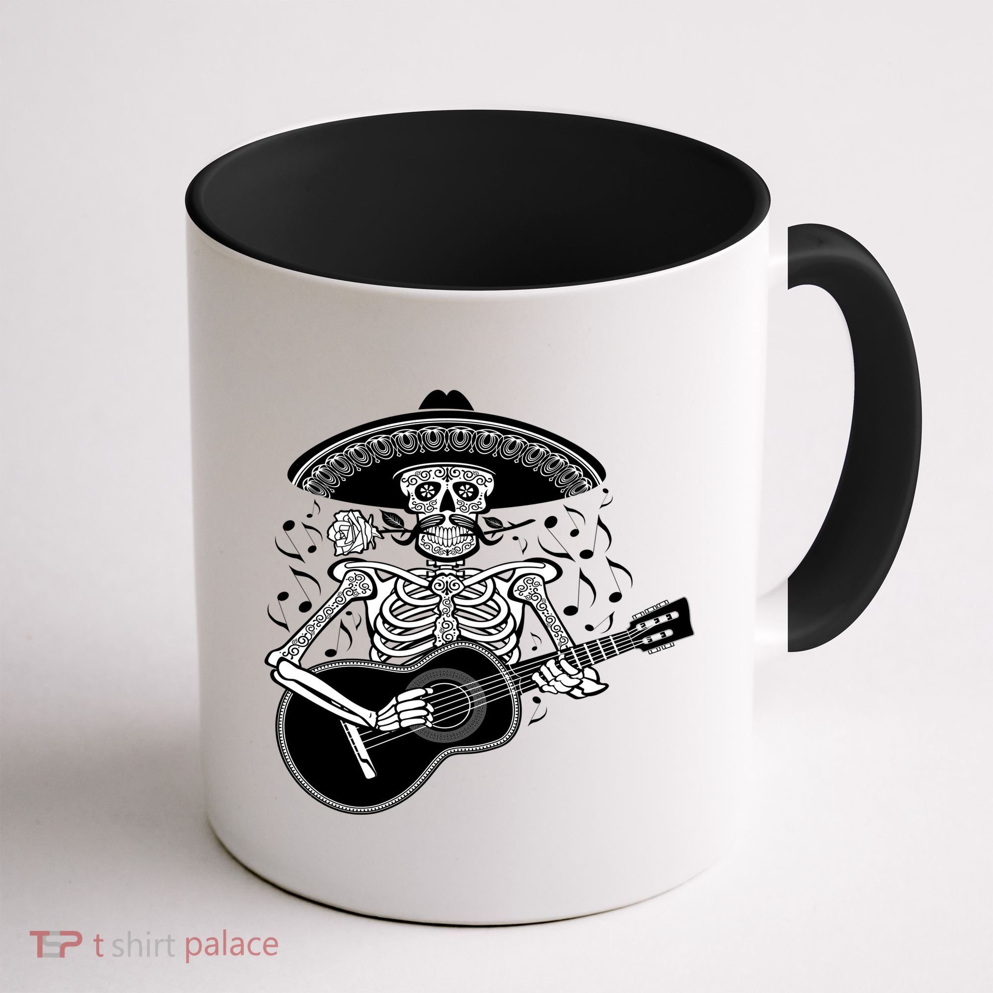 Cinco De Mayo Skeleton Playing the Guitar Coffee Mug