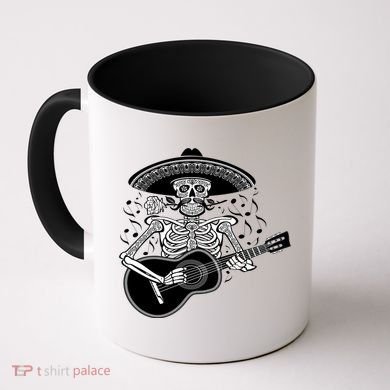 Cinco De Mayo Skeleton Playing the Guitar Coffee Mug
