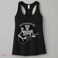Cinco De Mayo Skeleton Playing the Guitar Women's Tank Top thumb 3