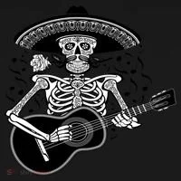 Cinco De Mayo Skeleton Playing the Guitar Women's T-Shirt thumb 6