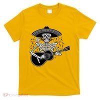 Cinco De Mayo Skeleton Playing the Guitar T-Shirt thumb 0