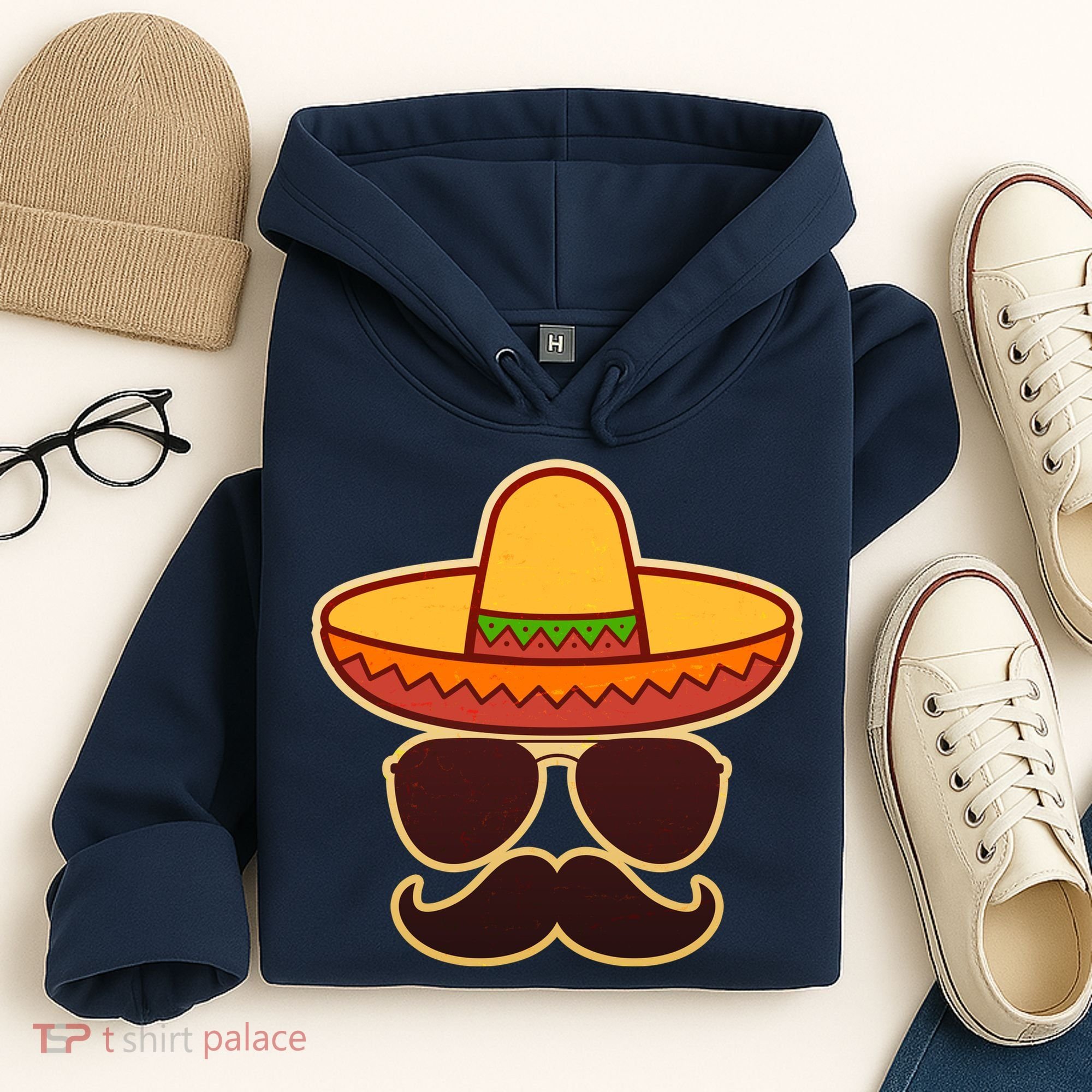 Cinco De Mayo Sombrero 'Stash  Hoodie