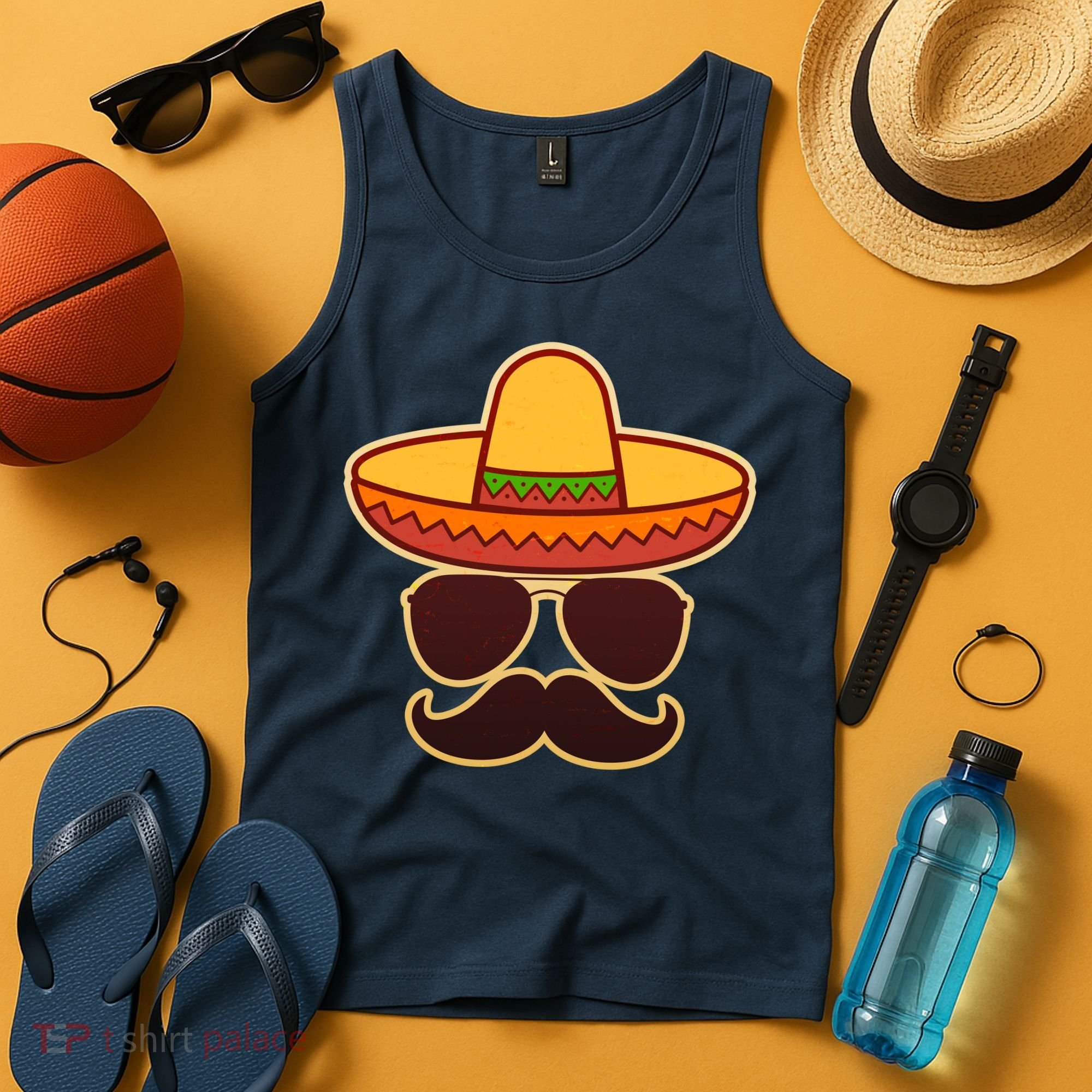 Cinco De Mayo Sombrero 'Stash  Tank Top