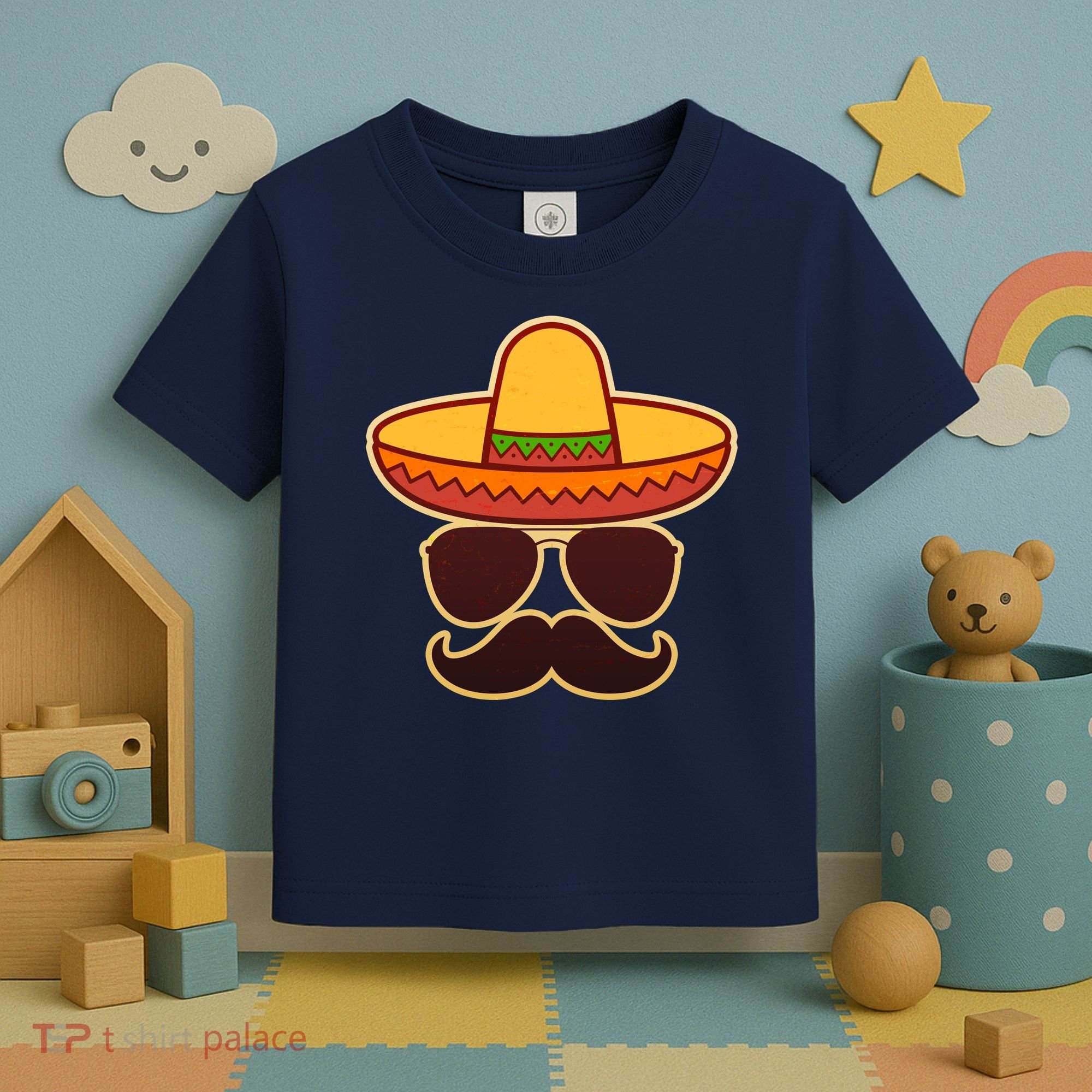 Cinco De Mayo Sombrero 'Stash  Toddler T-Shirt