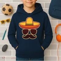 Cinco De Mayo Sombrero 'Stash  Kids Hoodie thumb 2