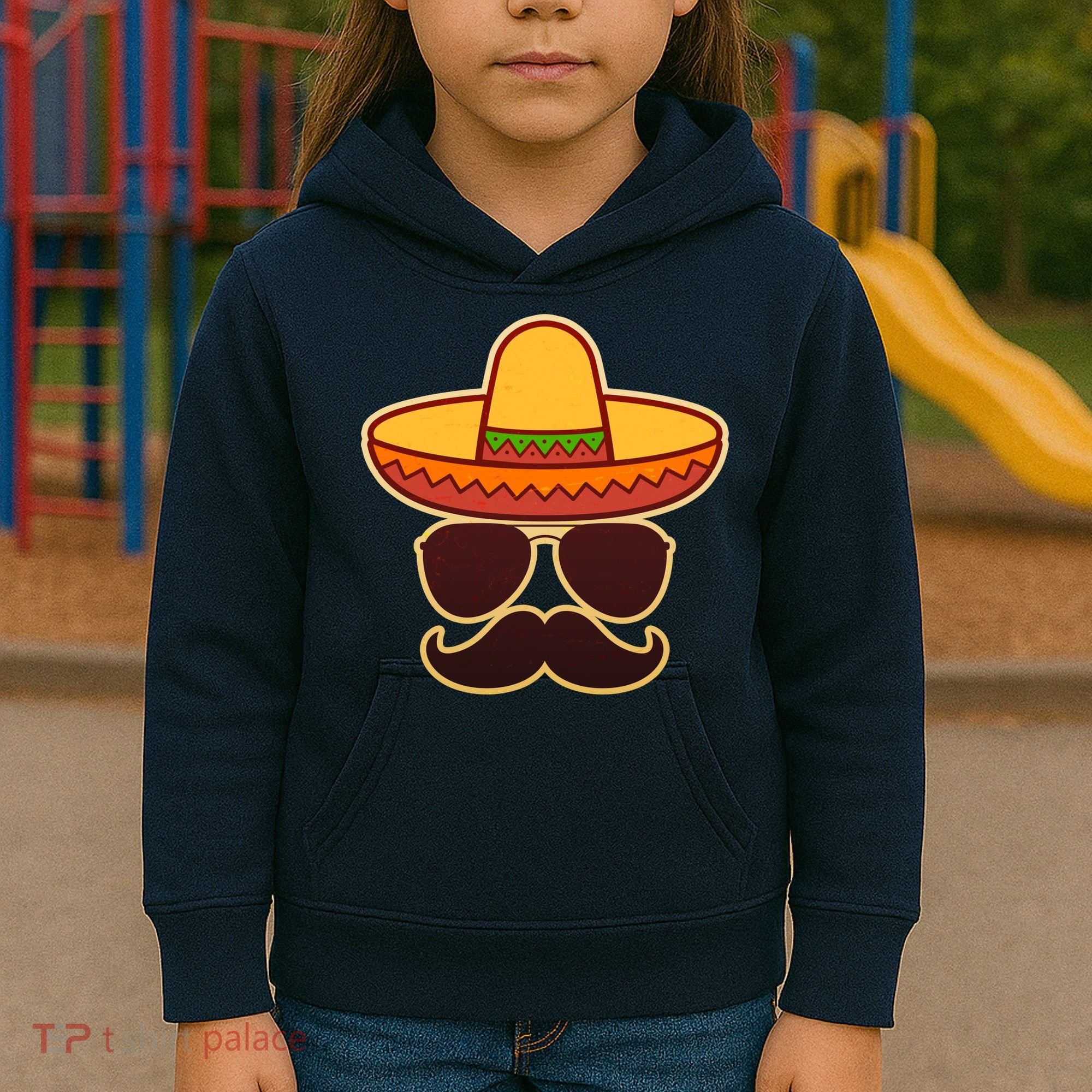 Cinco De Mayo Sombrero 'Stash  Kids Hoodie