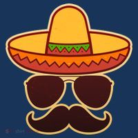 Cinco De Mayo Sombrero 'Stash  Kids Long Sleeve Shirt thumb 2