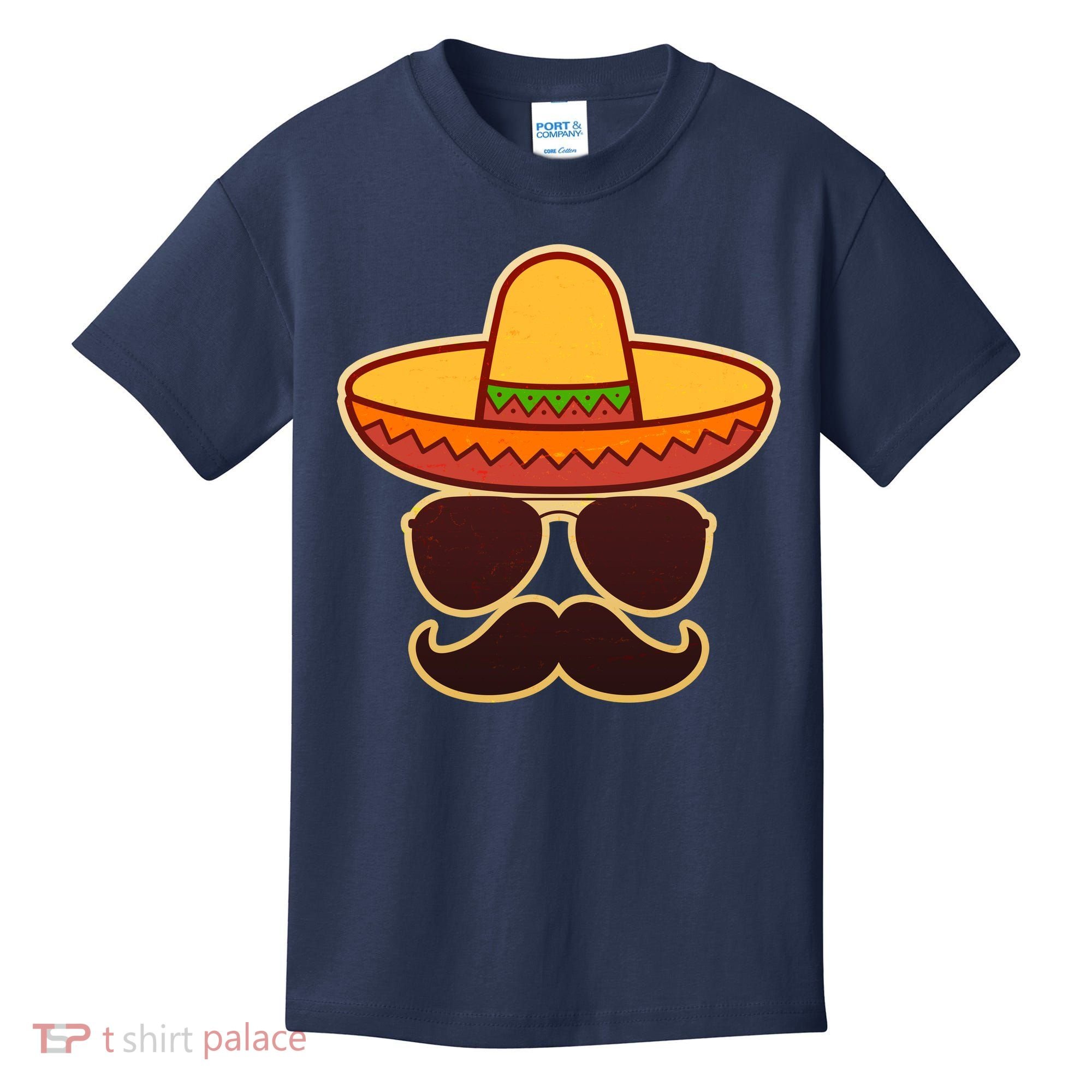 Cinco De Mayo Sombrero 'Stash  Kids T-Shirt