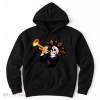 Cinco De Mayo Sugar Skull Playing Trumpet Hoodie thumb 0