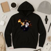 Cinco De Mayo Sugar Skull Playing Trumpet Hoodie thumb 3