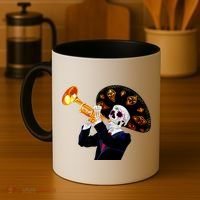 Cinco De Mayo Sugar Skull Playing Trumpet Coffee Mug thumb 4