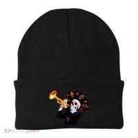 Cinco De Mayo Sugar Skull Playing Trumpet Beanie thumb 0