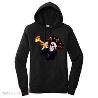 Cinco De Mayo Sugar Skull Playing Trumpet Women's Hoodie thumb 0