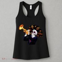 Cinco De Mayo Sugar Skull Playing Trumpet Women's Tank Top thumb 3