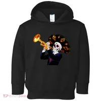 Cinco De Mayo Sugar Skull Playing Trumpet Toddler Hoodie thumb 0