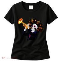 Cinco De Mayo Sugar Skull Playing Trumpet Women's T-Shirt thumb 0