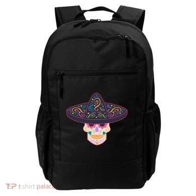 Cinco De Mayo Sugar Skull Sombrero Backpack