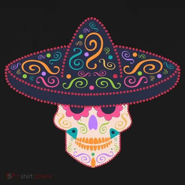 Cinco De Mayo Sugar Skull Sombrero Bucket Hat