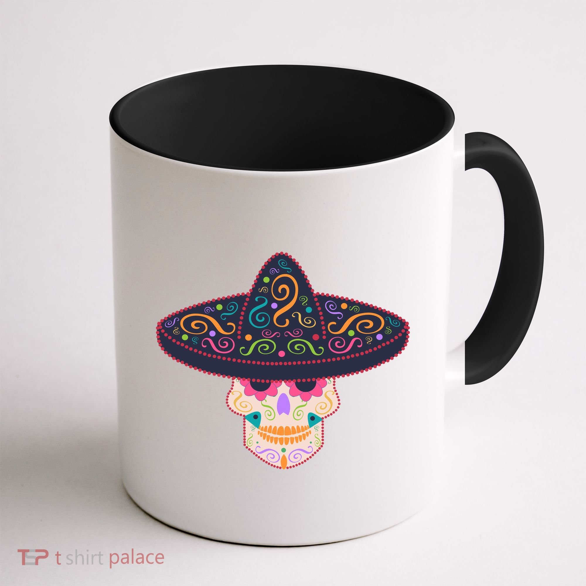 Cinco De Mayo Sugar Skull Sombrero Coffee Mug
