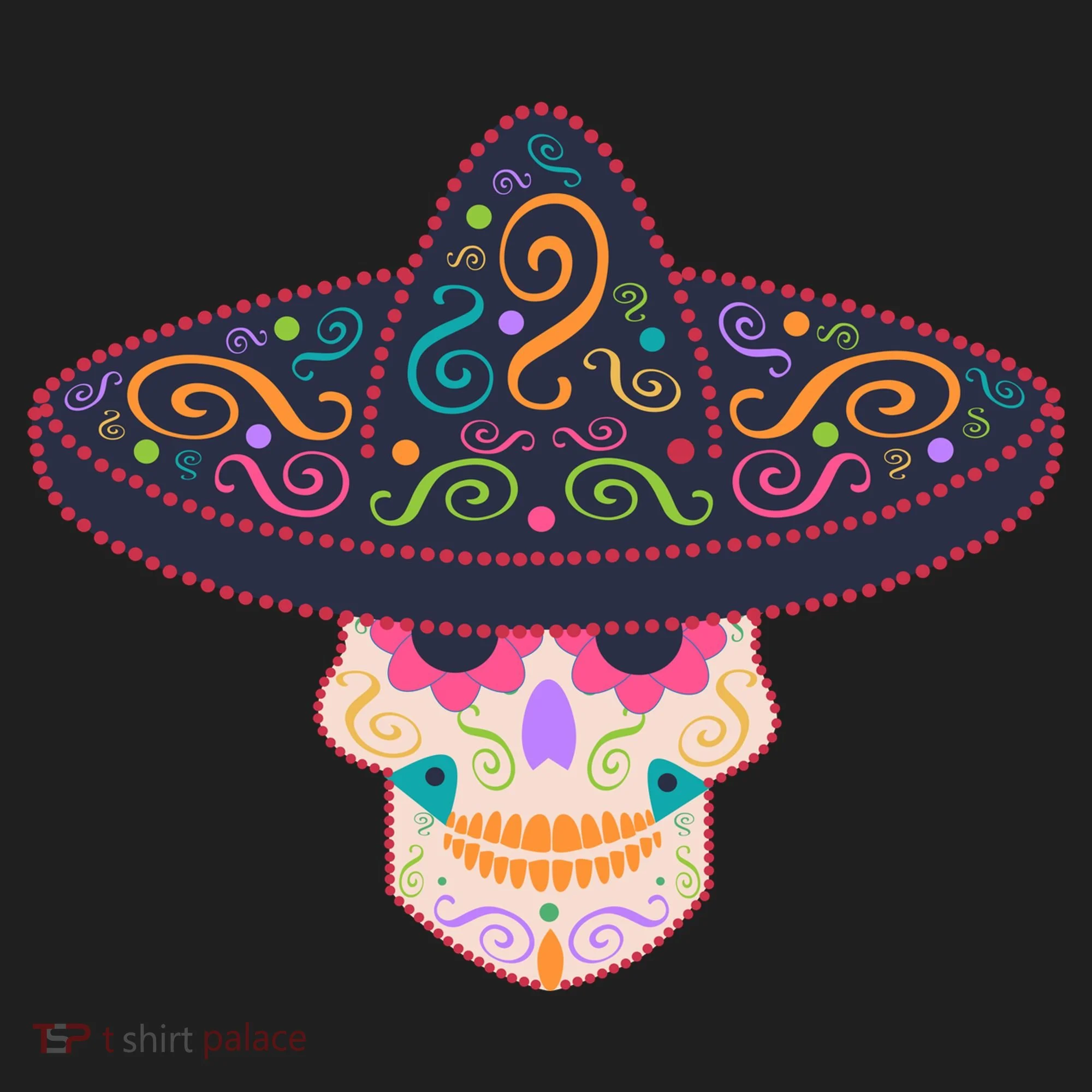 Cinco De Mayo Sugar Skull Sombrero Beanie