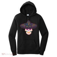 Cinco De Mayo Sugar Skull Sombrero Women's Hoodie thumb 0