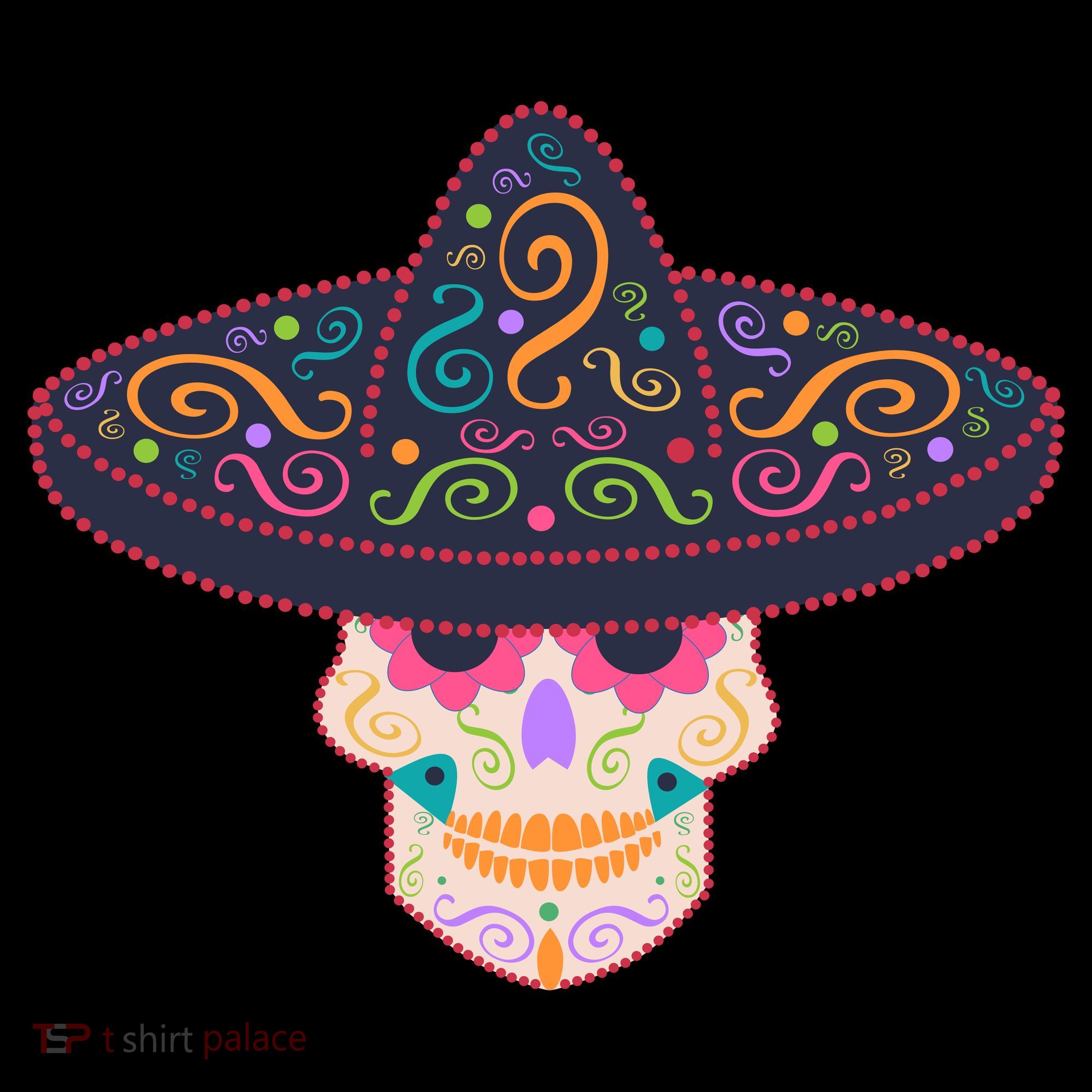 Cinco De Mayo Sugar Skull Sombrero Ornament