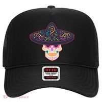 Cinco De Mayo Sugar Skull Sombrero Hat thumb 0