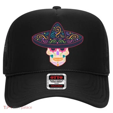 Cinco De Mayo Sugar Skull Sombrero Hat