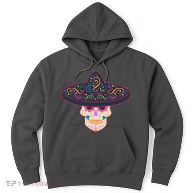 Cinco De Mayo Sugar Skull Sombrero Hoodie