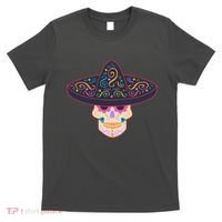 Cinco De Mayo Sugar Skull Sombrero T-Shirt thumb 0