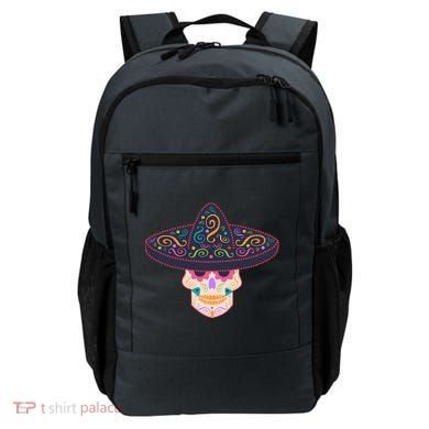 Cinco De Mayo Sugar Skull Sombrero Backpack