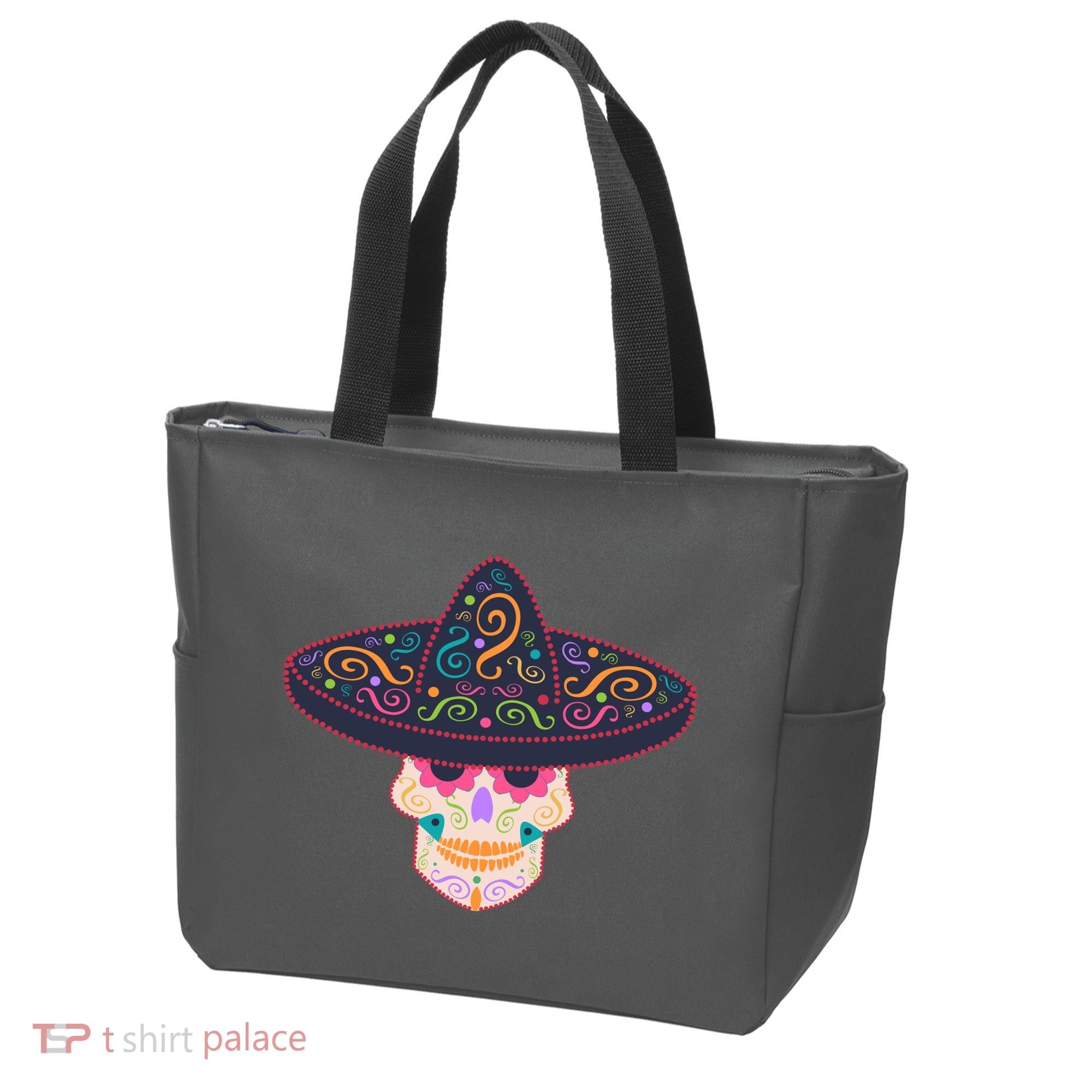 Cinco De Mayo Sugar Skull Sombrero Tote Bag