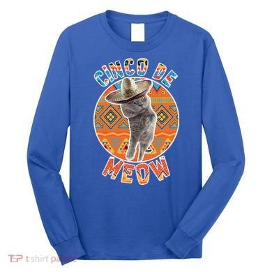 Cinco De Meow Long Sleeve Shirt