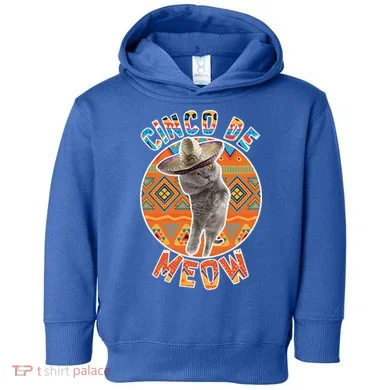 Cinco De Meow Toddler Hoodie