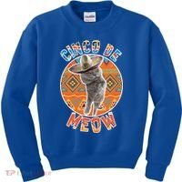 Cinco De Meow Kids Sweatshirt thumb 0