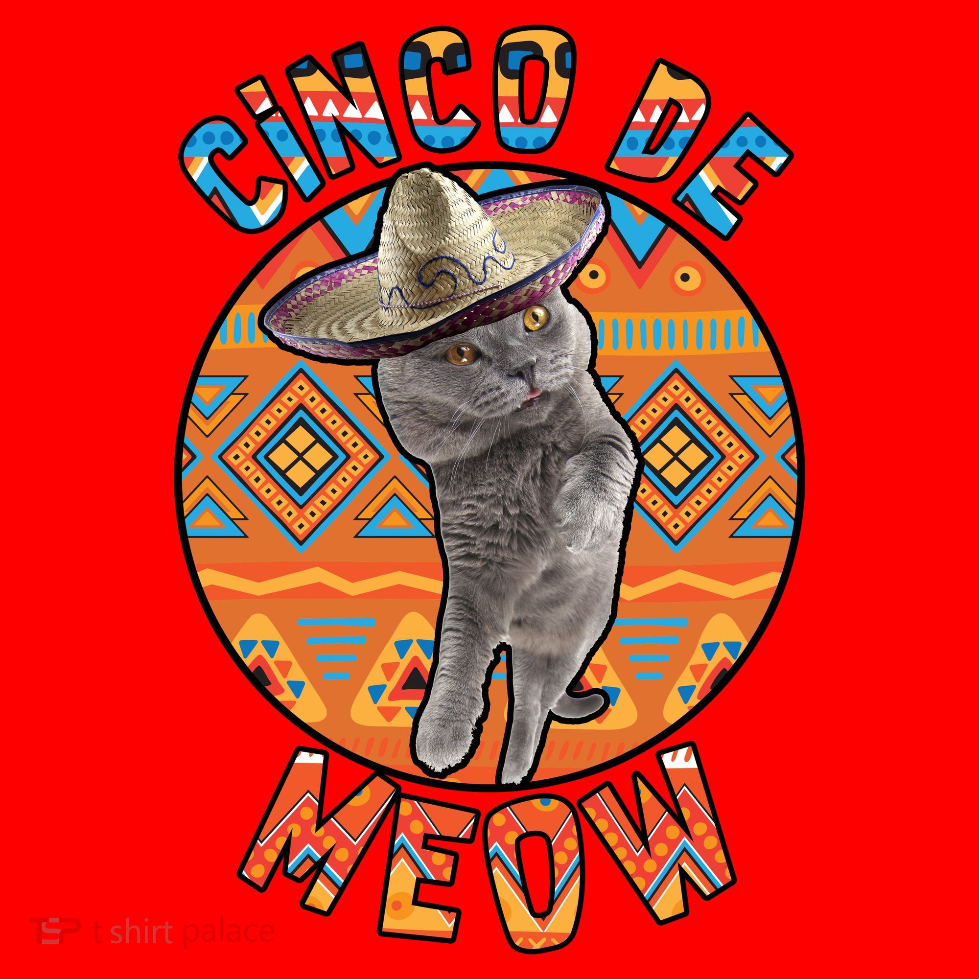 Cinco De Meow Santa Hat