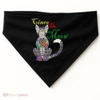 Cinco De Meow Funny Mexican Cat USA-Made Doggie Bandana thumb 0