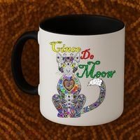 Cinco De Meow Funny Mexican Cat Coffee Mug thumb 2