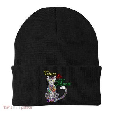 Cinco De Meow Funny Mexican Cat Beanie