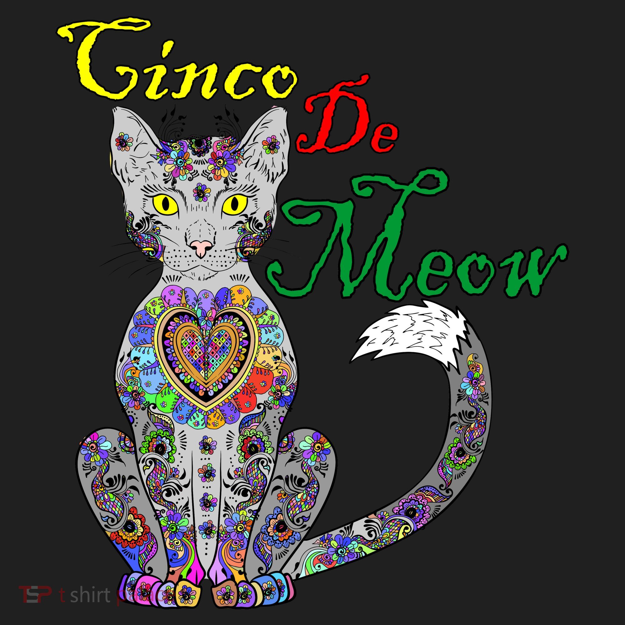 Cinco De Meow Funny Mexican Cat Beanie
