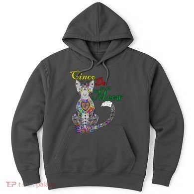 Cinco De Meow Funny Mexican Cat Hoodie