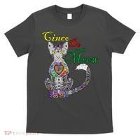 Cinco De Meow Funny Mexican Cat T-Shirt thumb 0