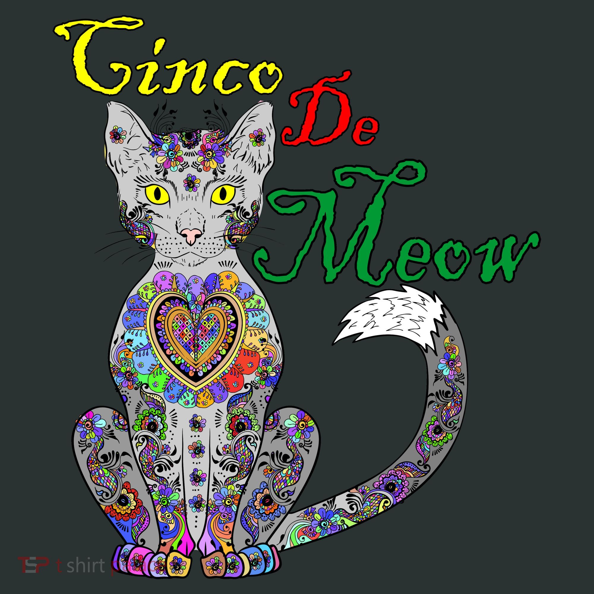 Cinco De Meow Funny Mexican Cat Coaster