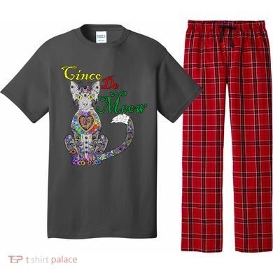 Cinco De Meow Funny Mexican Cat Pajama Set