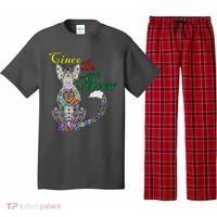 Cinco De Meow Funny Mexican Cat Pajama Set thumb 0