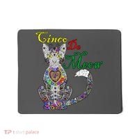 Cinco De Meow Funny Mexican Cat Mousepad thumb 0